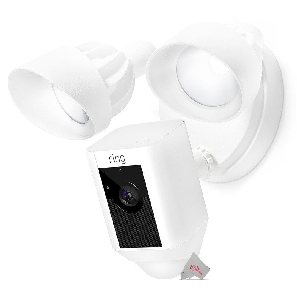 Câmera de segurança Ring Floodlight Cam Wired Plus 1080p HD