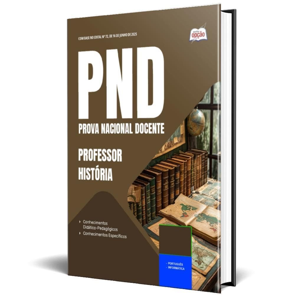 Apostila Pnd  Cnu Professores  2025 Professor História