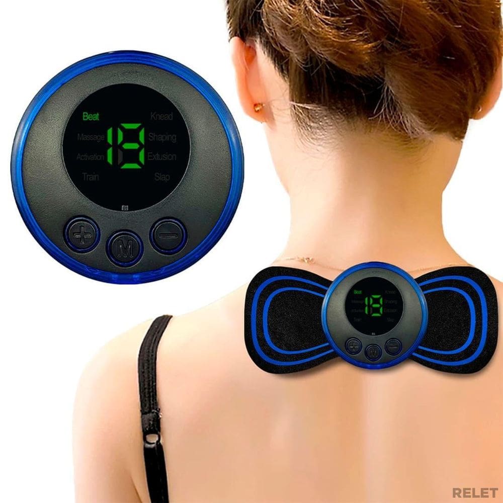 Aparelho Massagem Pescoço Recarregável Estimulo Muscular