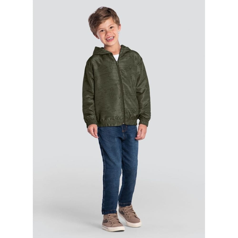 Jaqueta Infantil Menino De Skate Brandili