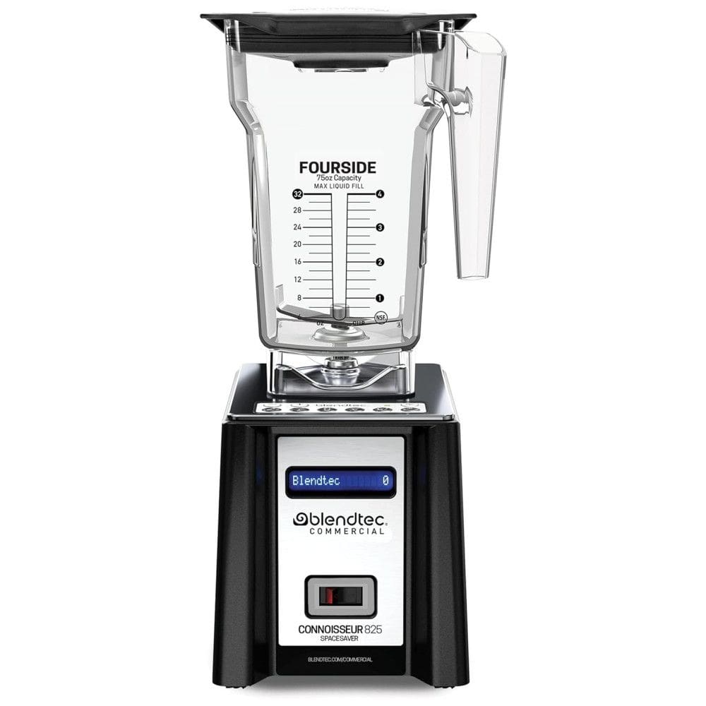 Liquidificador Blendtec Connoisseur 825 SpaceSaver com Jarra FourSide e Tampa com Ventilação Preto