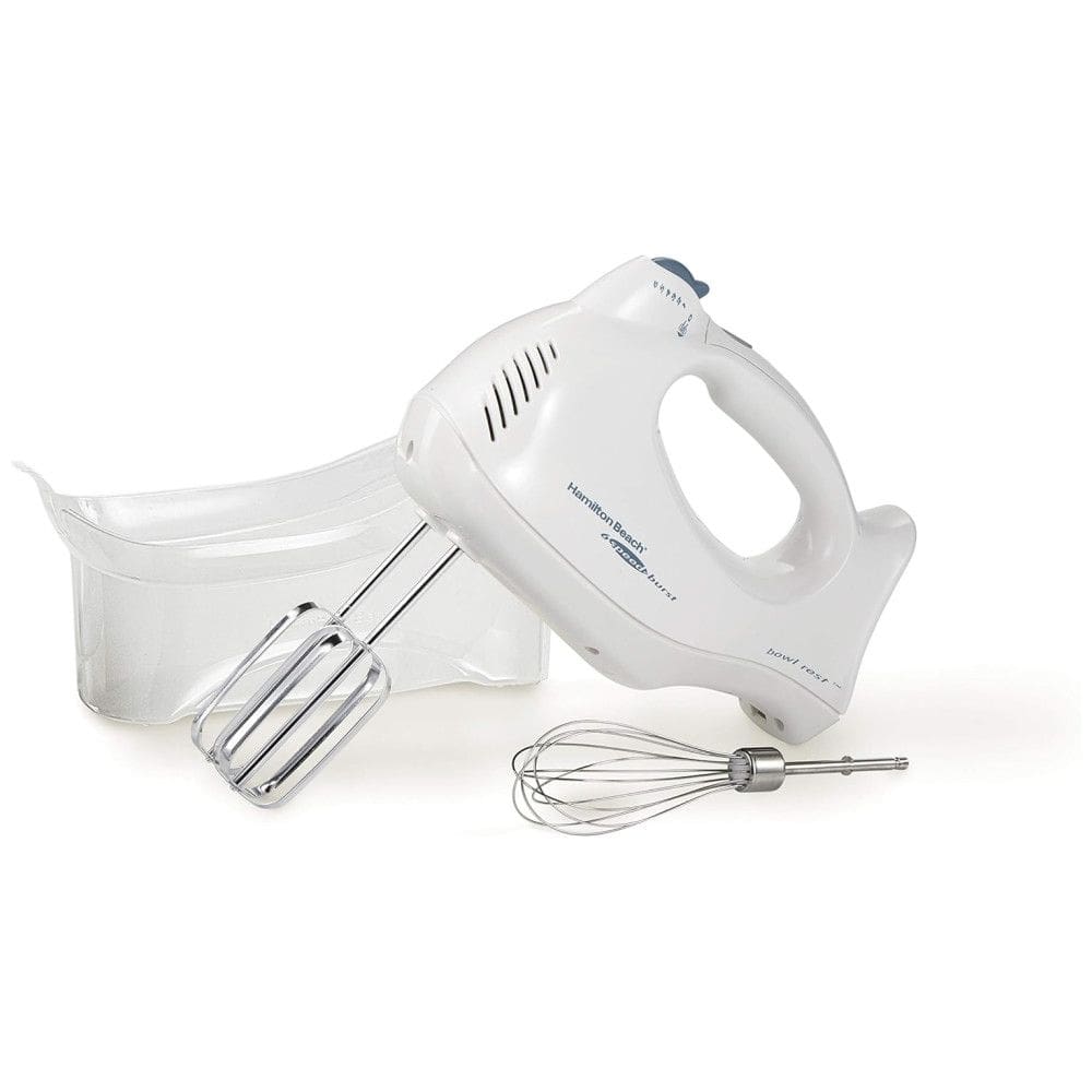 Batedeira de Mão com 6 Velocidades e Acessórios, 275W, Branca, 110v, HAMILTON BEACH 62695V, Branco