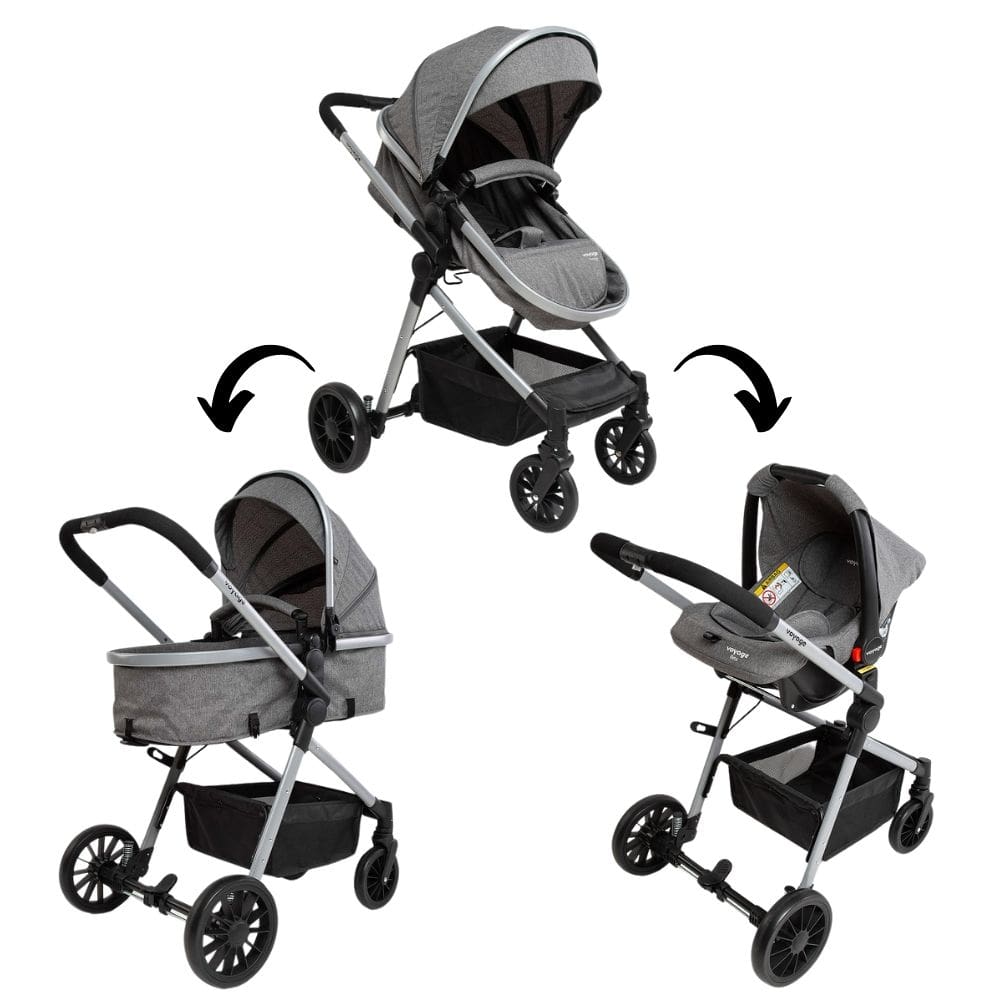 Carrinho de Bebê com Bebê Conforto TS DUO Prestige CZ Voyage