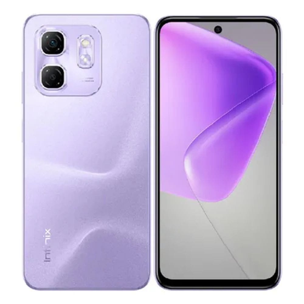 Smartphone Infinix Hot 50i 8GB RAM 256GB câmera 48MP, 4G – Tela 6.7`` 120Hz, Celular Gamer, Purple