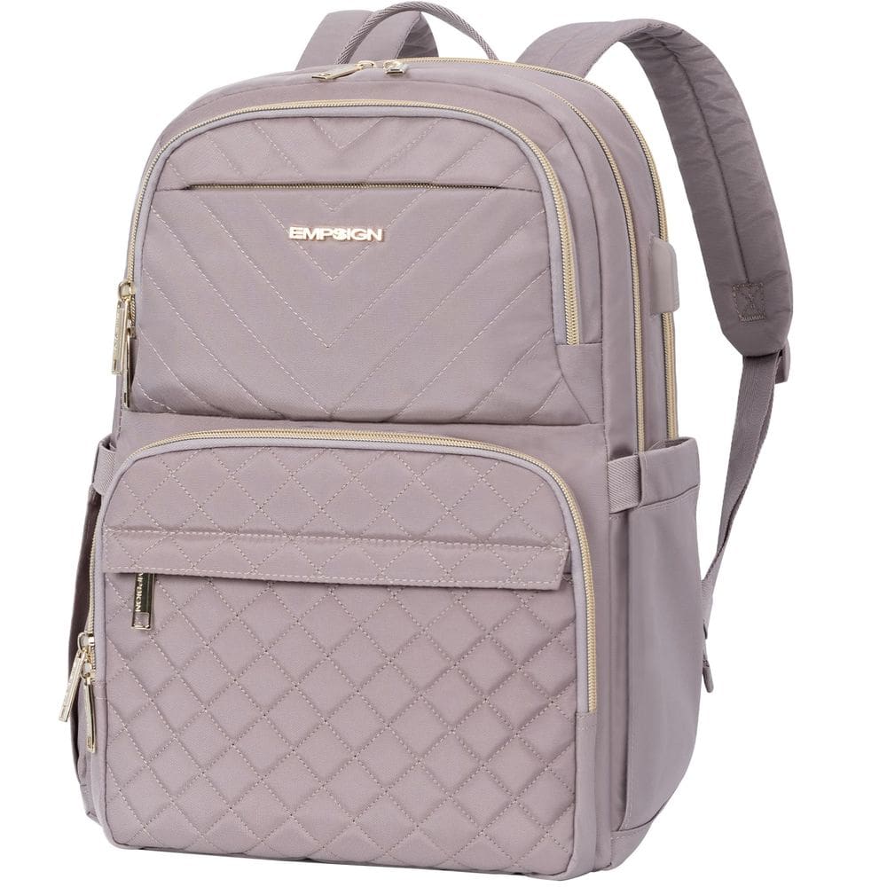 Mochila EMPSIGN para laptop de 15,6 polegadas com carregamento USB resistente à água