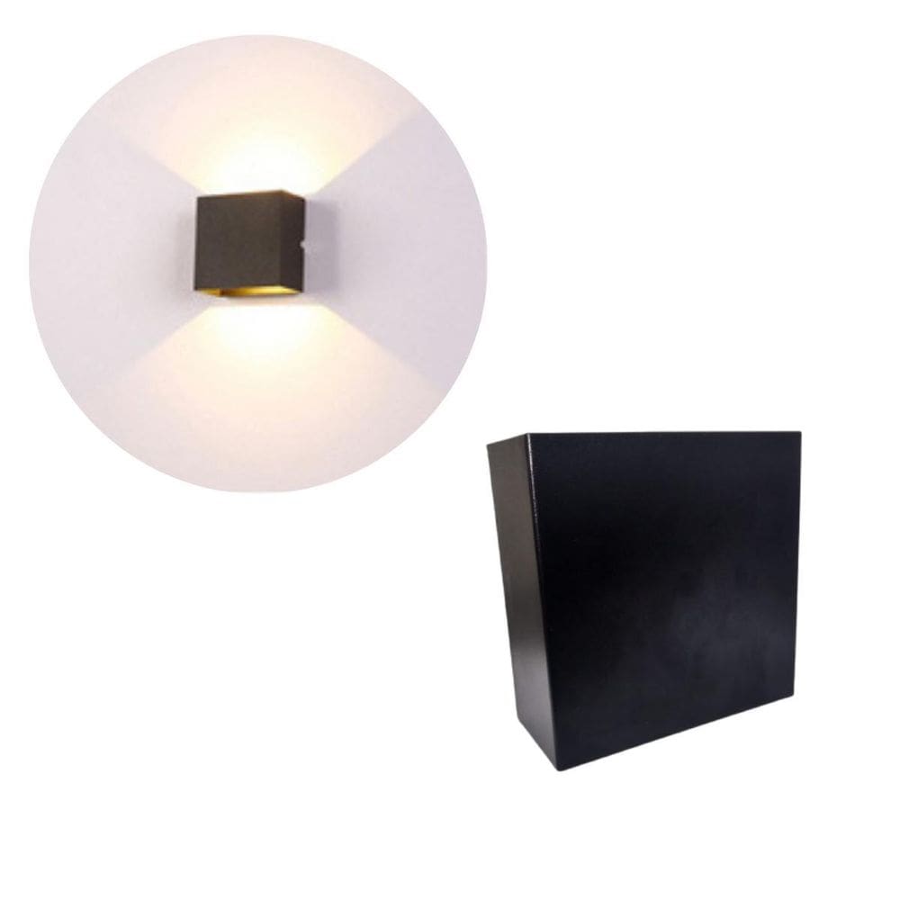 Luminária Balizador Arandela Slim 6W Branco Quente Sobrepor