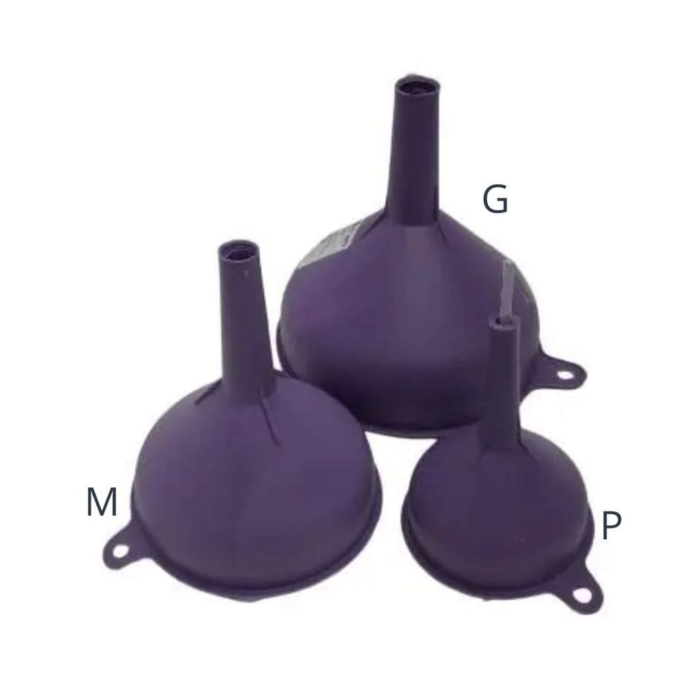 Kit Funil C/ 3 Peças Plástico Tamanho PMG – Roxo