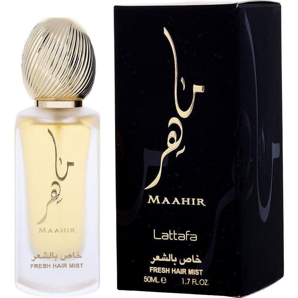 Água de Cheiro Unisex Lattafa Maahir Para O Cabelo 50ml