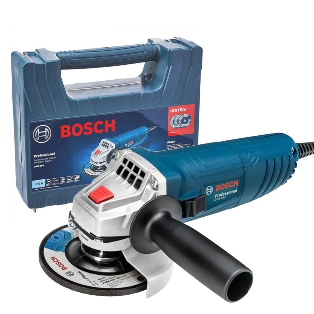 Esmerilhadeira Bosch Com Maleta 4 1/2 Gws 850 127V