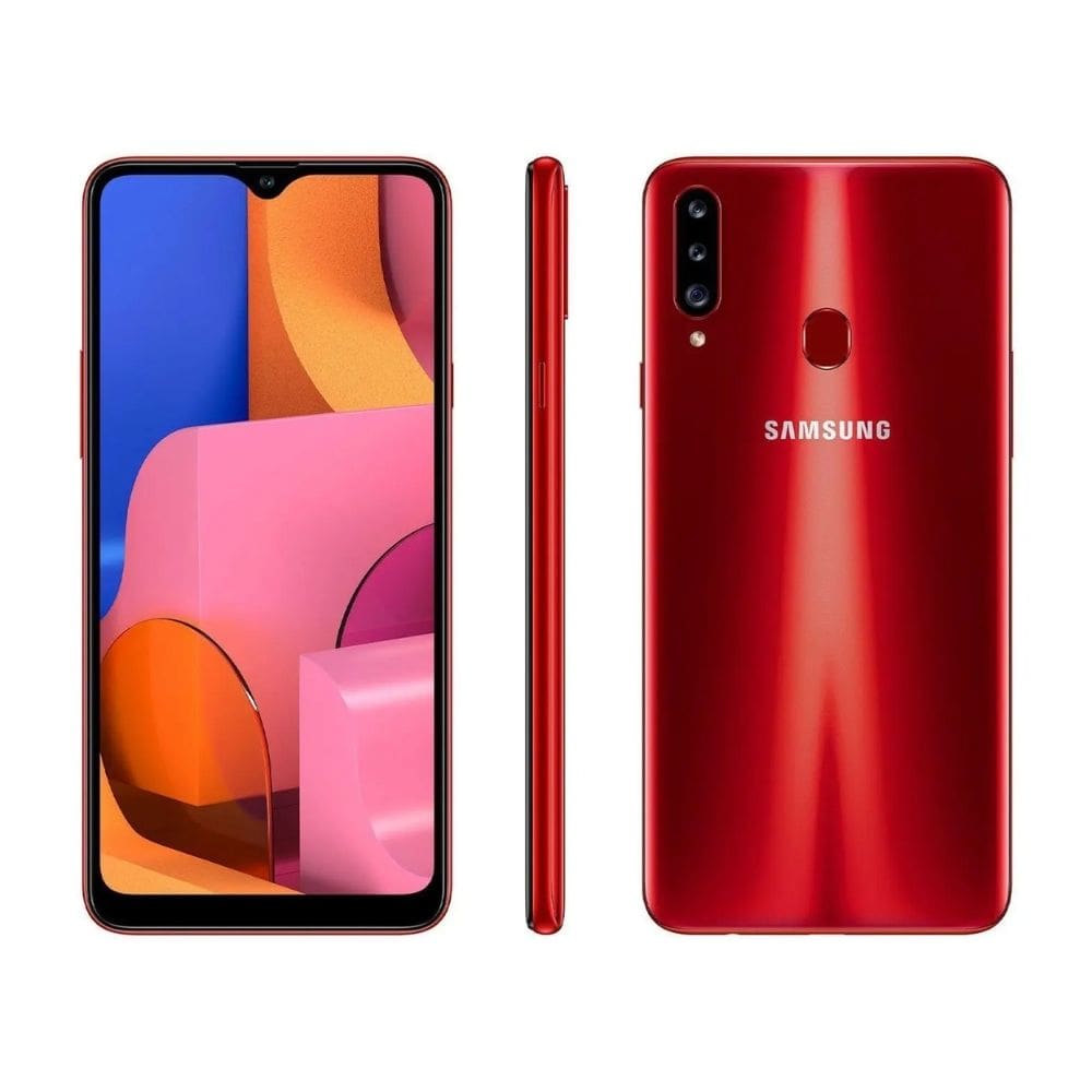 Usado: Samsung A20s 32 GB Vermelho - Bom