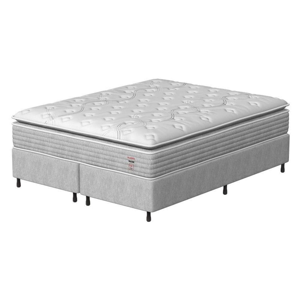 Conjunto Box Queen Espuma Prodormir Falcon