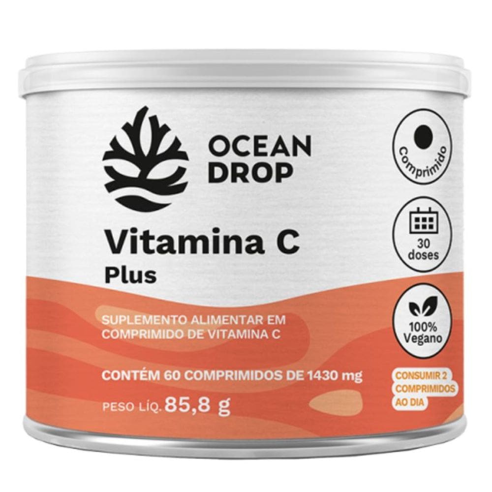 Vitamina C Plus 1430mg (60 Tabs) Ocean Drop
