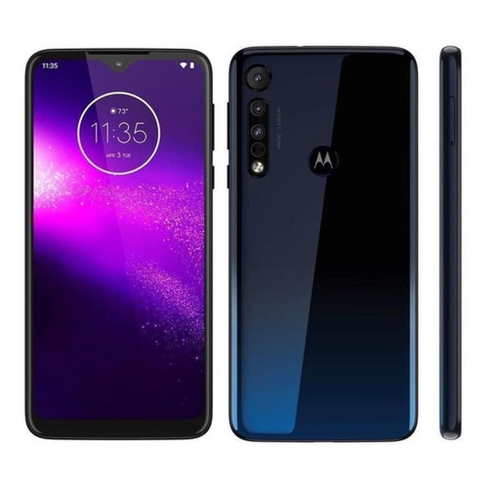 Usado: Motorola One Macro 64 GB Azul - Excelente
