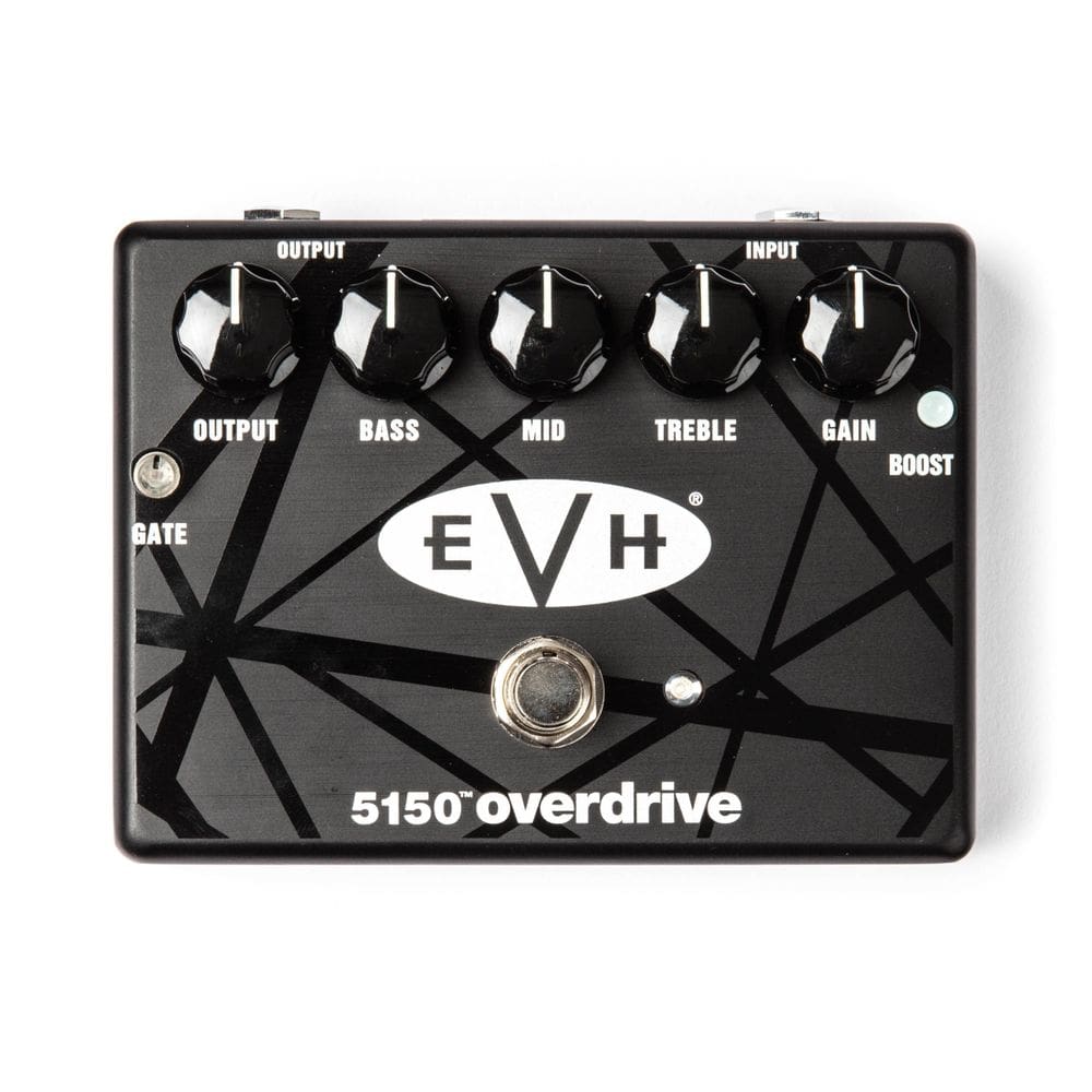 Pedal Overdrive MXR EVH5150 com interruptor de reforço e controle de portão