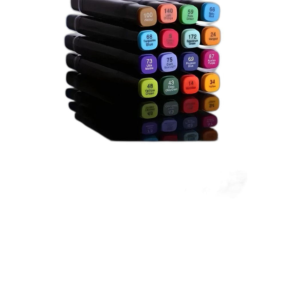Kit Canetas Marca Texto Pintura Hidrocor 36 Cores 2 Pontas