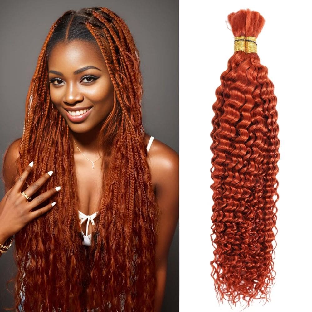 Braiding Hair LOLLY HAIR Deep Water Wave 100g 50cm 10A Brazilian