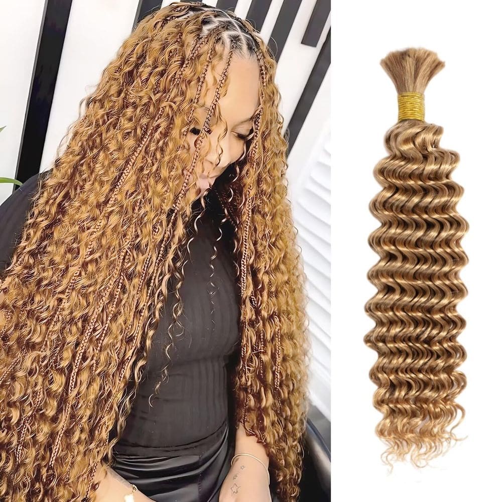Braiding Hair LOLLY HAIR Blonde 50g 45cm Deep Water Wave