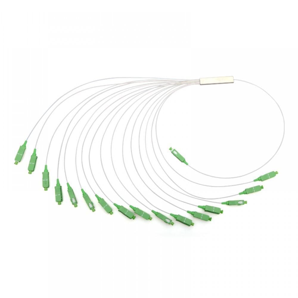 Splitter 1X16 Apc Sm Plc 0.9Mm 1.5M Divisor Fibra Hfo 10 Un