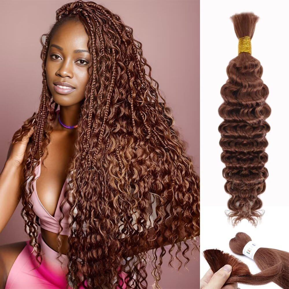 Braiding Hair LOLLY HAIR Brown 50g 60cm Cor 30 12A Brazilian