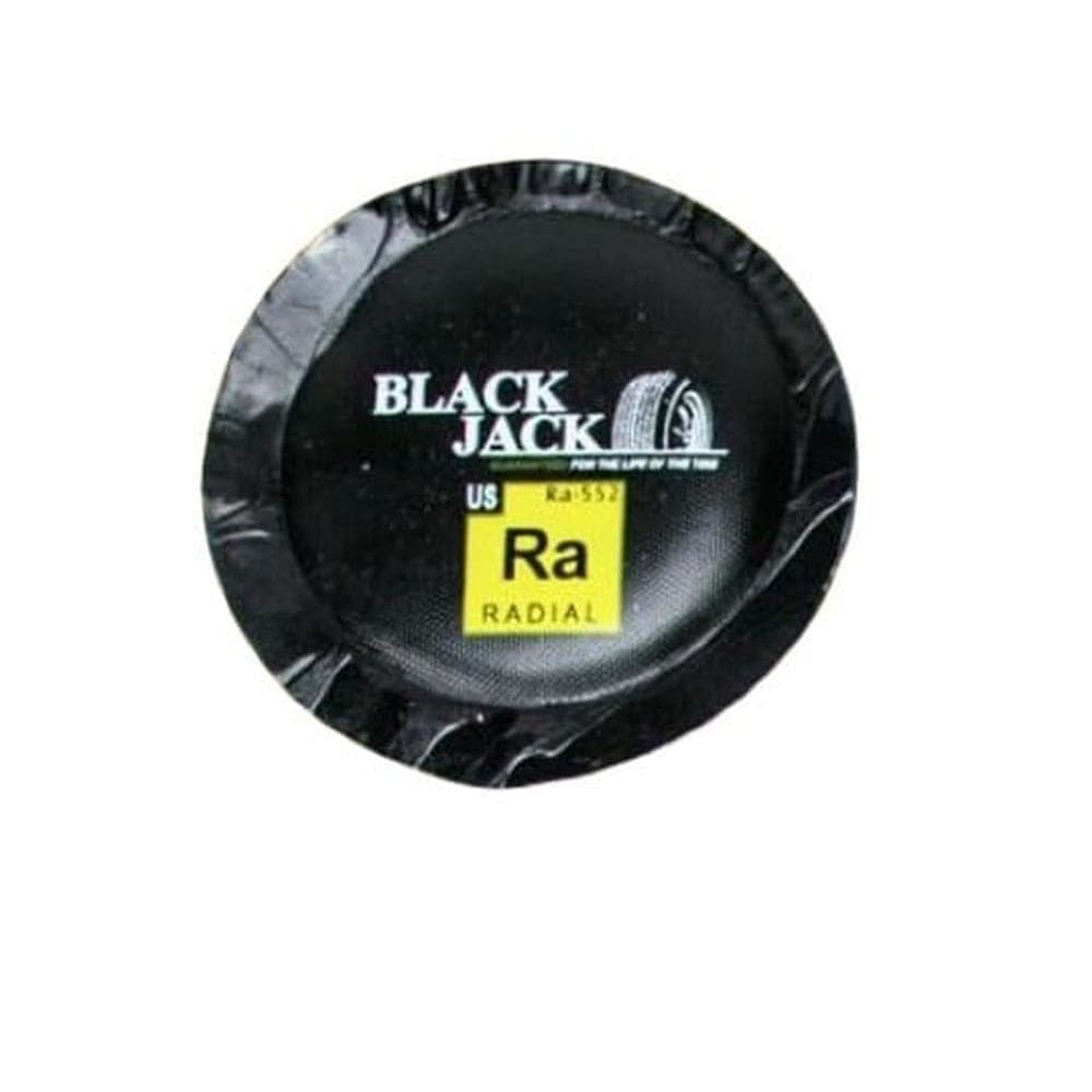 Patch de reparação de pneus Black Jack 60mm Round Radial RA-552