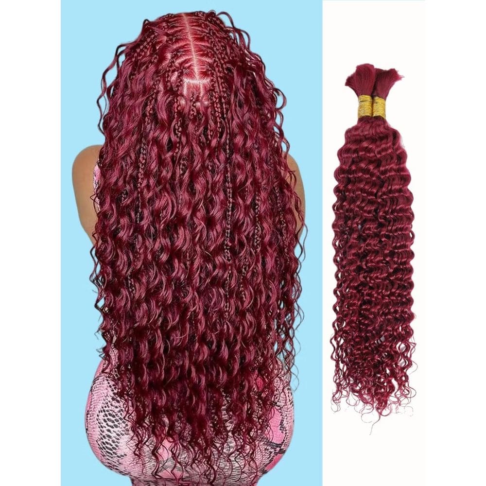 Pacote Braiding Hair Sudreman Deep Water Wave 20cm 100g 2