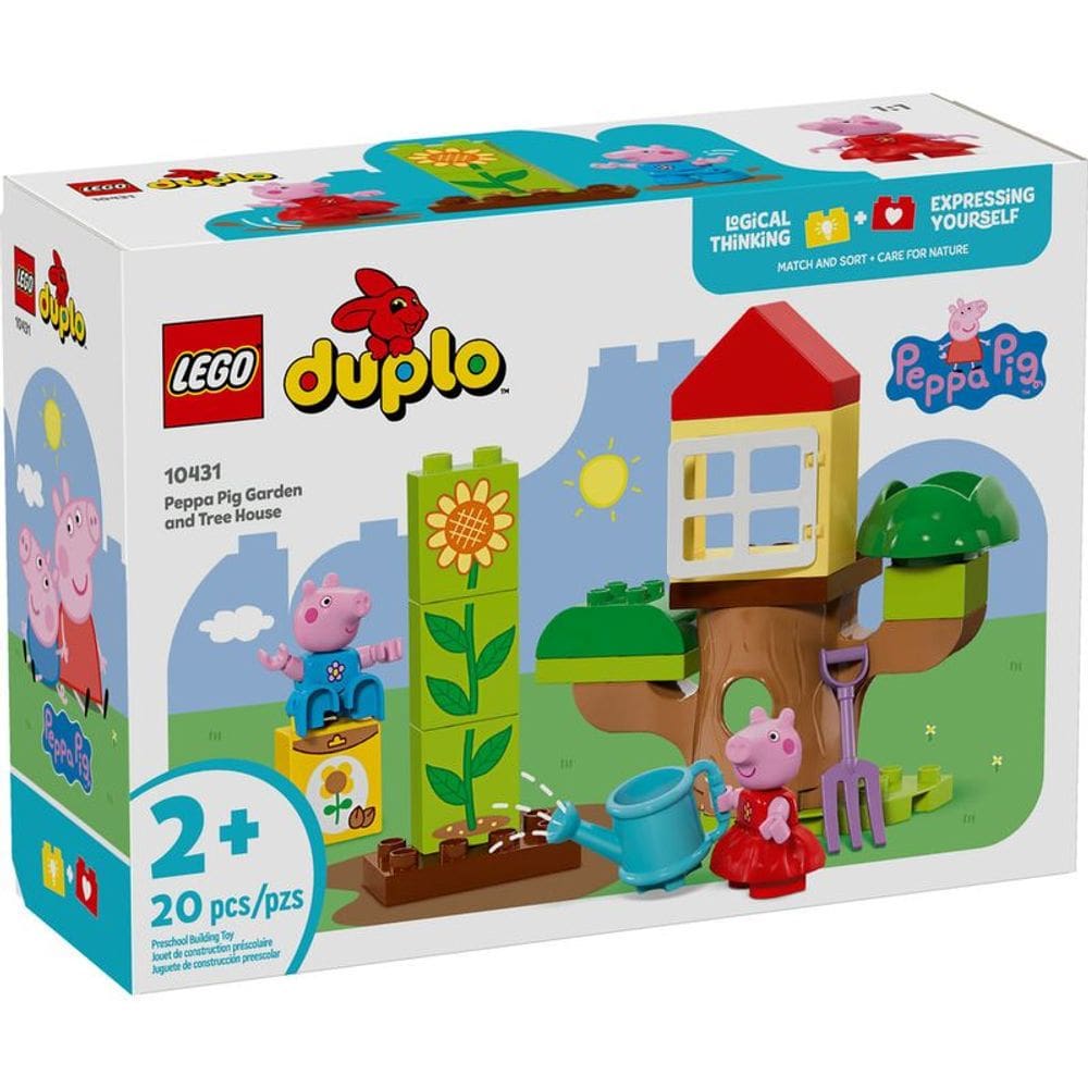 Blocos de Montar - Lego Duplo - Jardim e Casa da Arvore da Peppa LEGO DO BRASIL