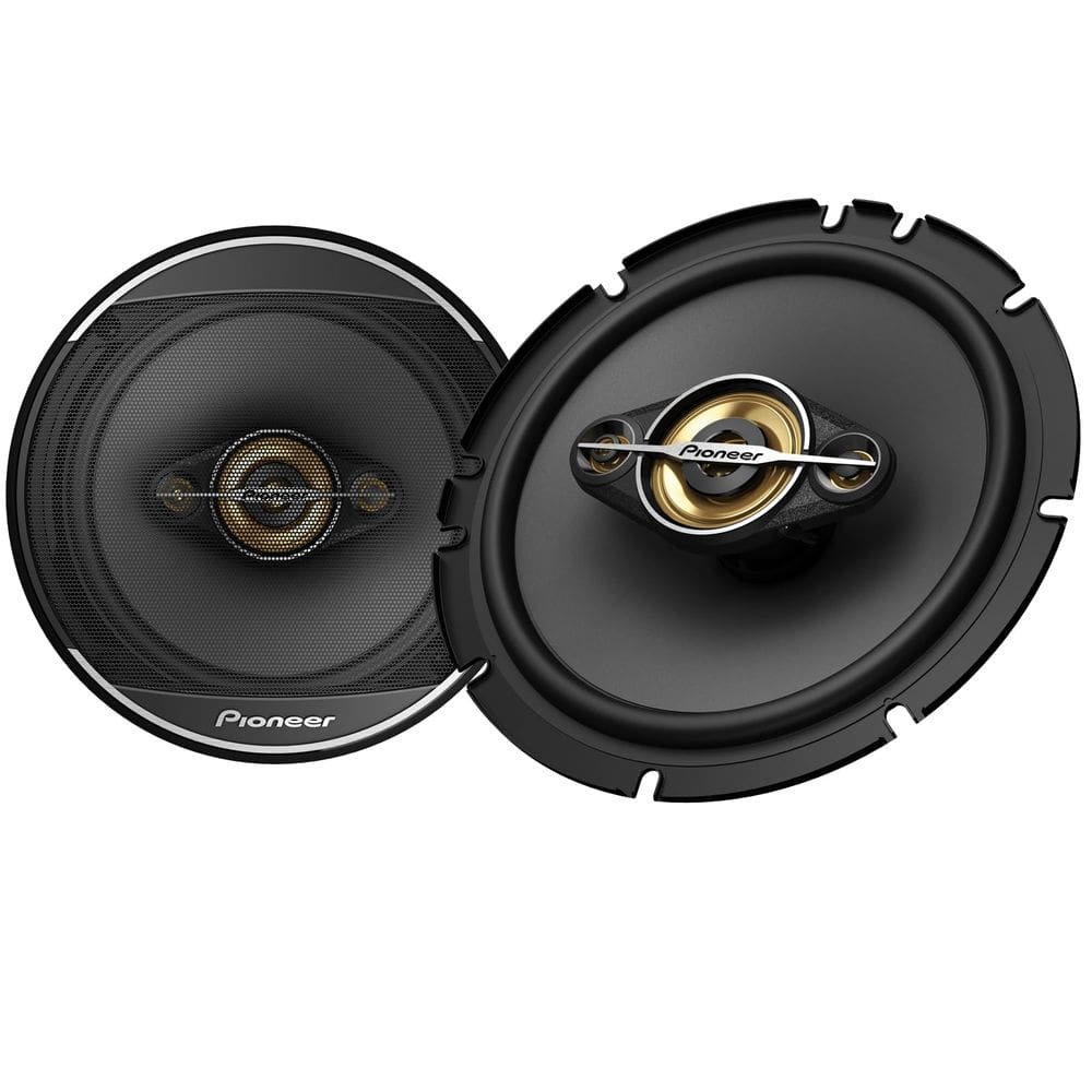 Alto-falantes de áudio automotivo Pioneer TS-A1681F 6,5" coaxiais de 4 vias
