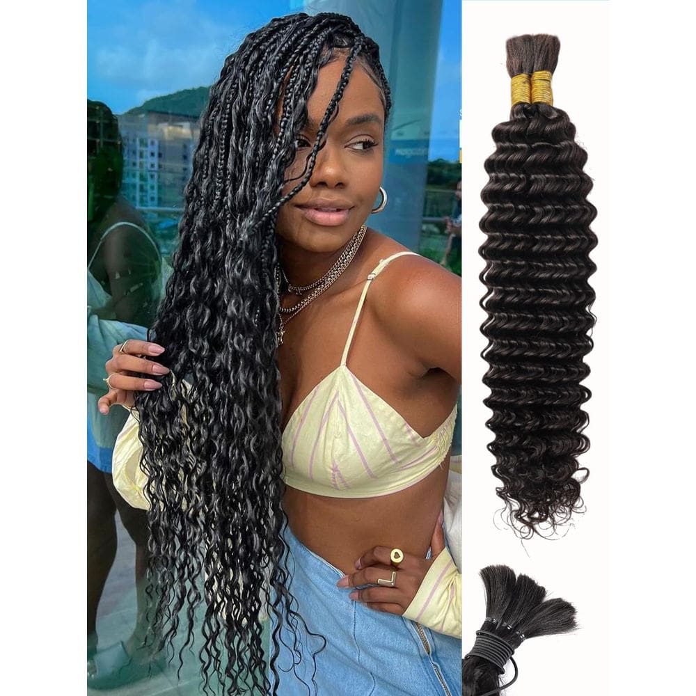 Cabelo trançado Sudreman Deep Water Wave 100g 45cm 12A