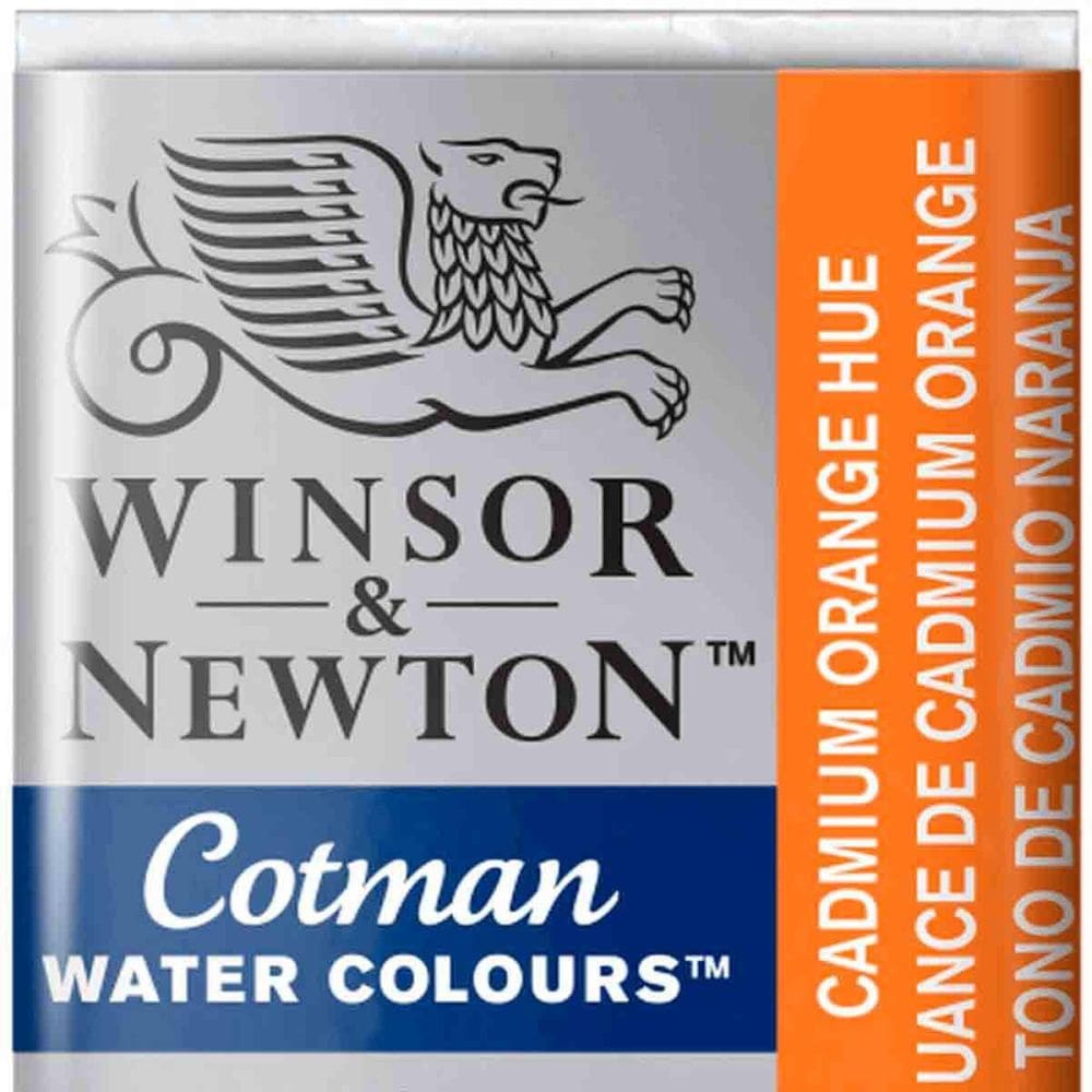 Aquarela Cotman W&N Pastilha 090 Cadmium Orange Hue