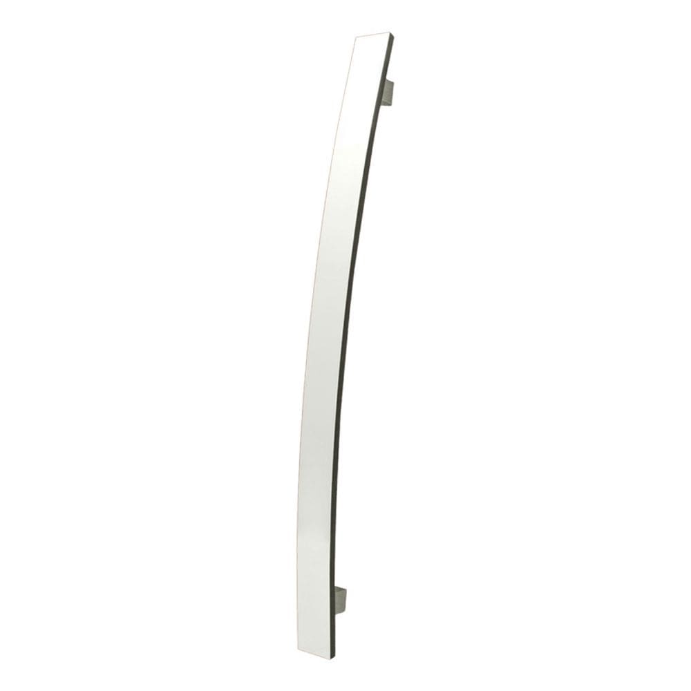 Puxador Barra Duplo Curvo Frontal 1000mm Escovado
