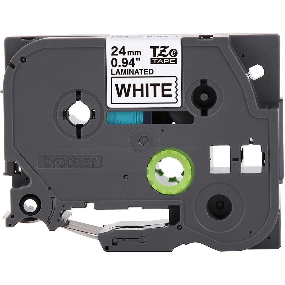 Fita de etiqueta Brother TZe-251 preto sobre branco 2,54 cm x 8 m