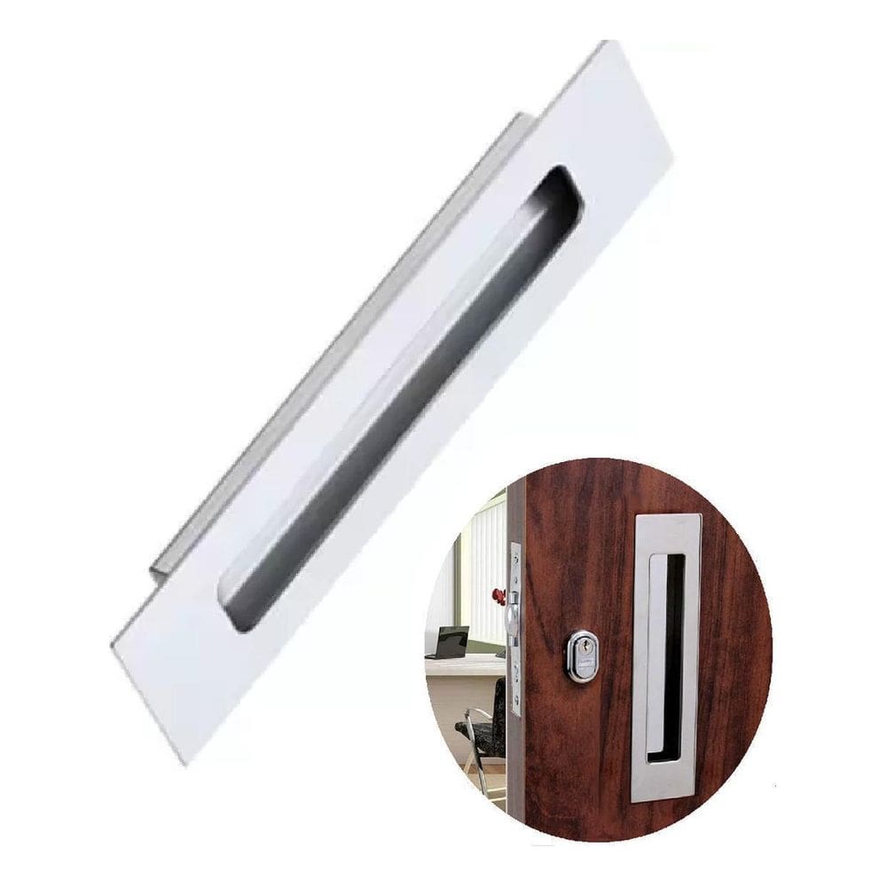 Puxador De Embutir Aço Inox Polido - Il Concha 160