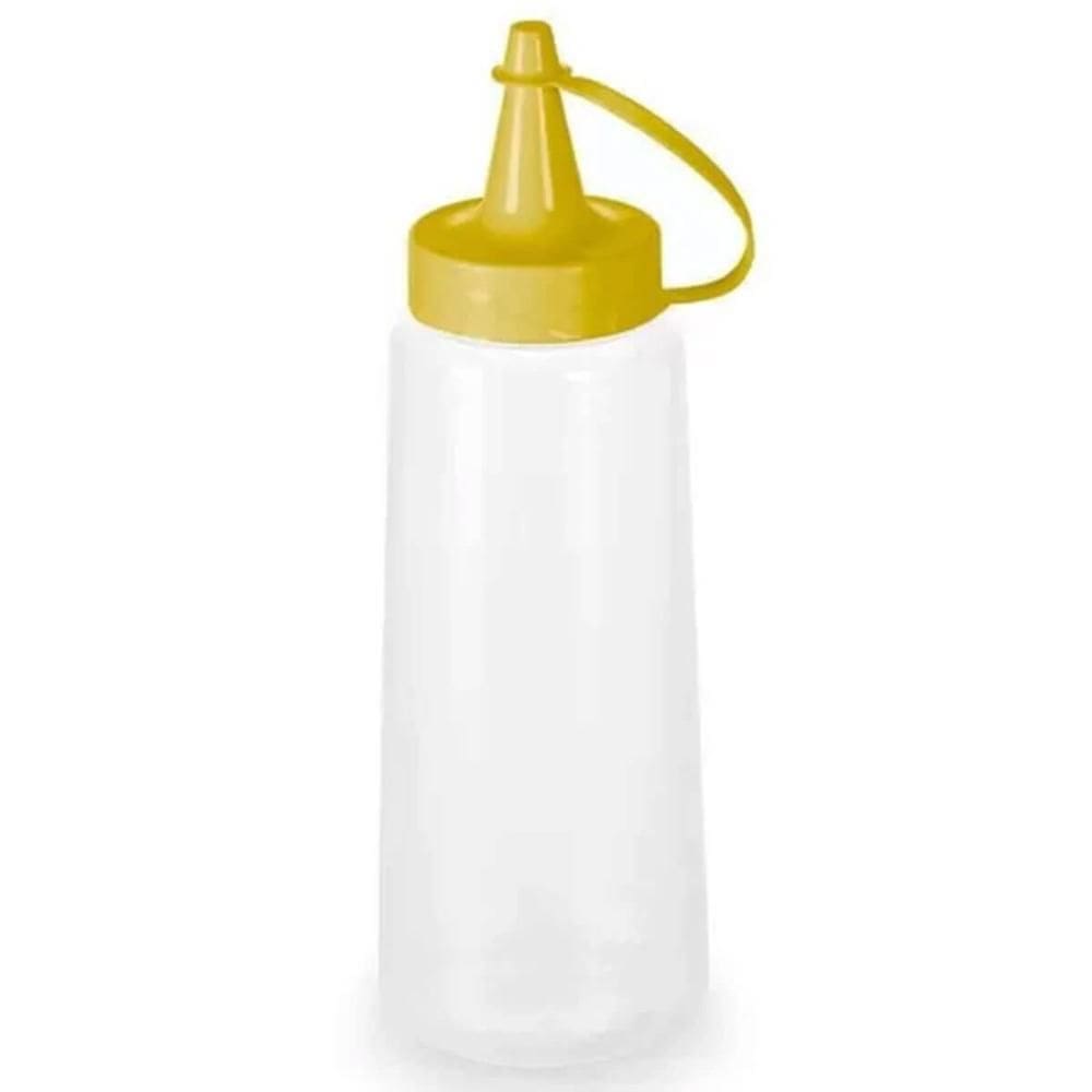 Kit 60 Bisnagas Molhos 250ml Lanchonete Restaurante Ketchup Mostarda Maionese Plasvale