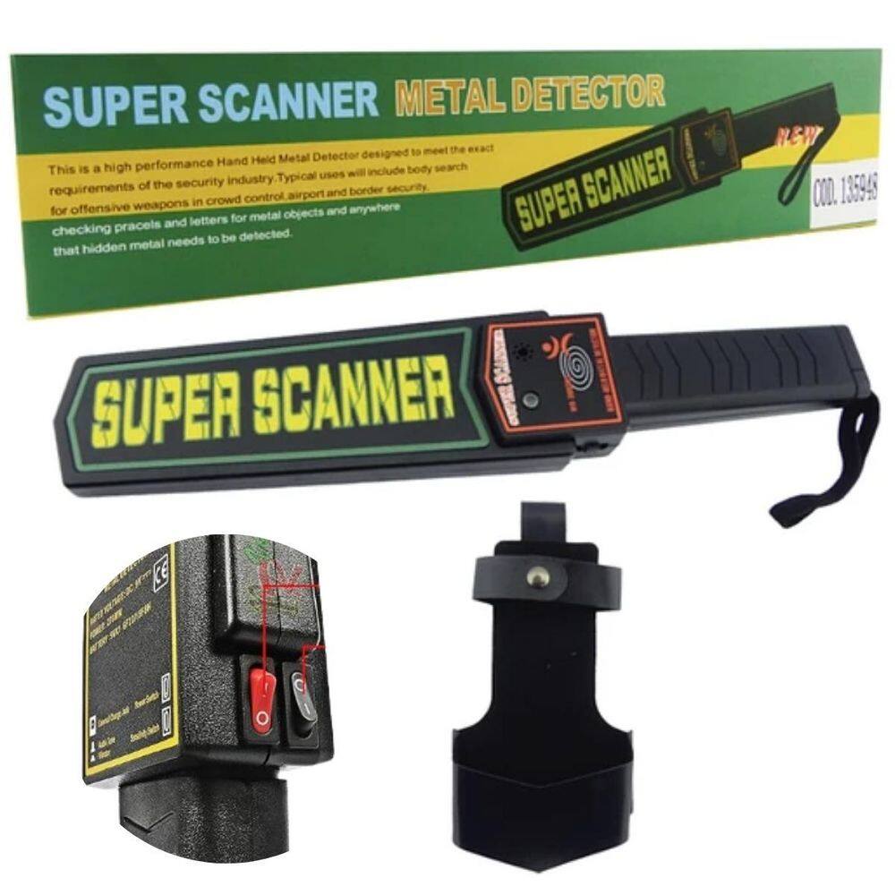 Detector De Metal Leve Com Indicador Luminoso