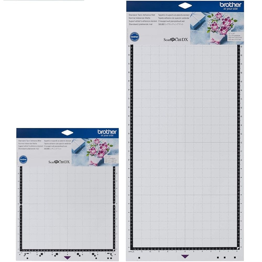 Tapete de corte Brother DX ScannCut White, pacote com 2