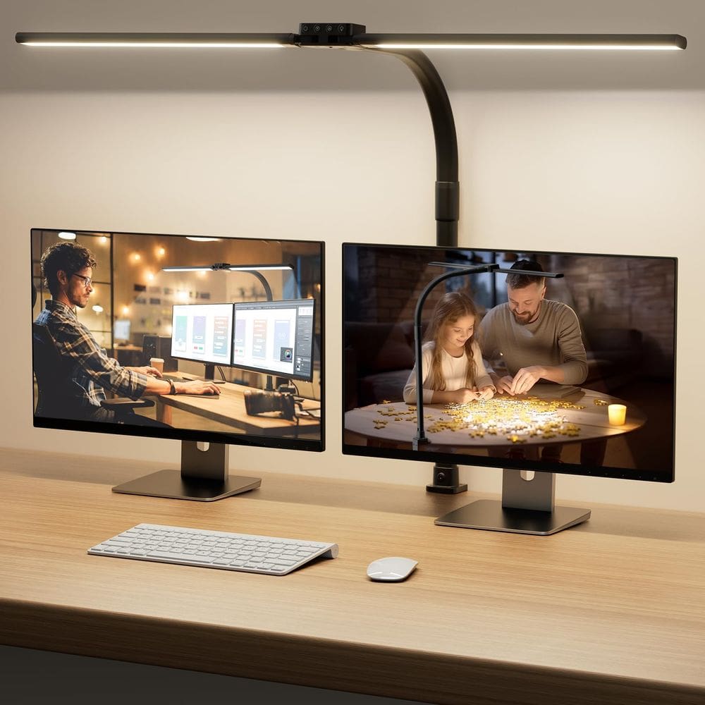 Lâmpada de mesa LED SIBRILLE para escritório doméstico - regulável e que muda de cor