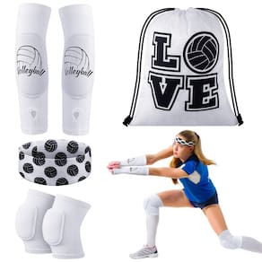 Conjunto de acessórios de voleibol Yinder para mulheres, adolescentes e meninas