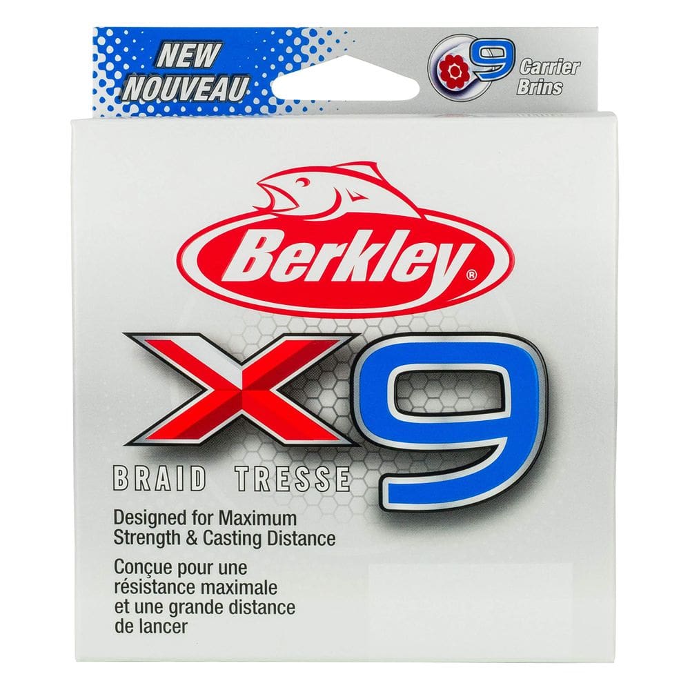 Linha de pesca Berkley x9 Braid Superline 20 lb/9,1 kg 300 m