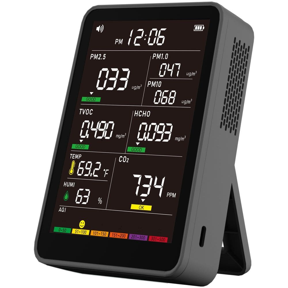 Monitor de qualidade do ar interno QiTech Professionall 16in1