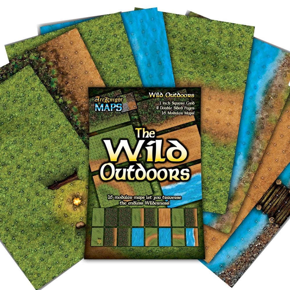 Mapas modulares de RPG Arcknight The Wild Outdoors Roleplaying