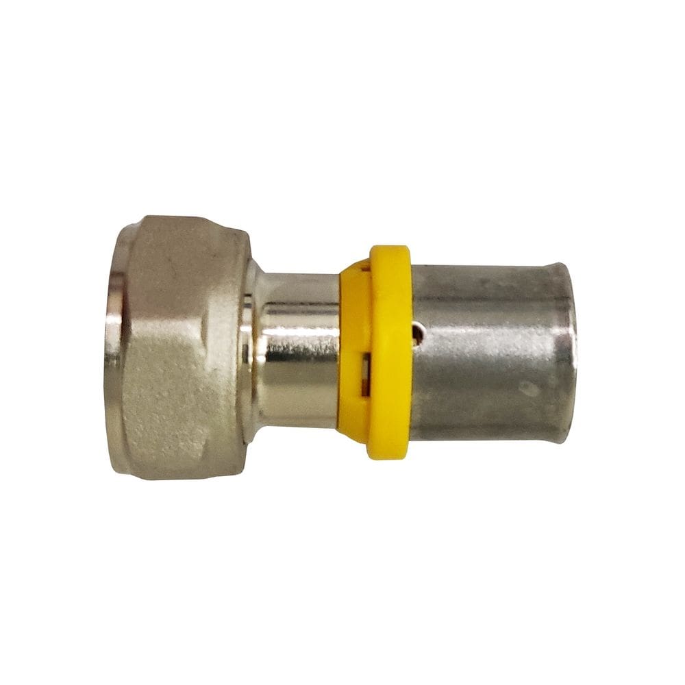 Conector Fêmea Móvel Prensar Gás 20MMX1/2" Multicamada Sferagas
