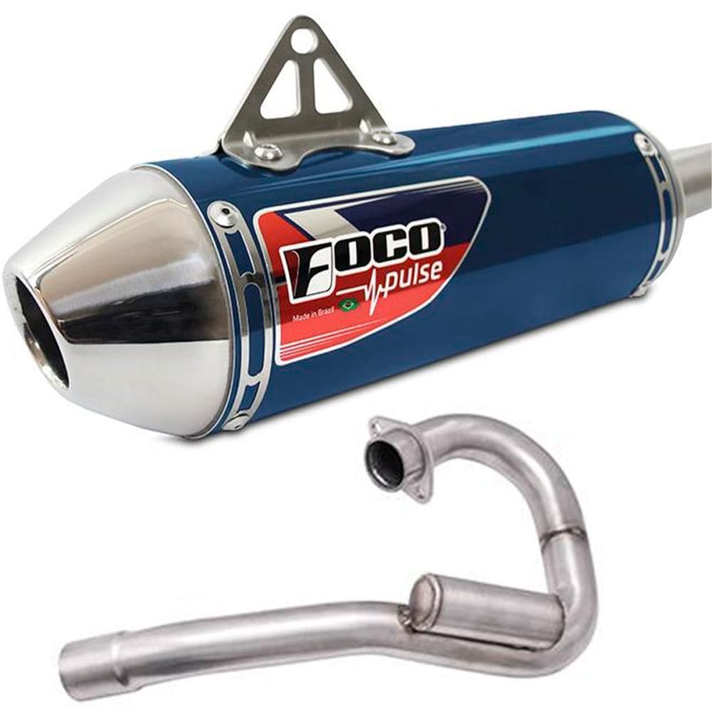 Escapamento Curva + Ponteira Foco Pulse XR 300L Tornado 2024