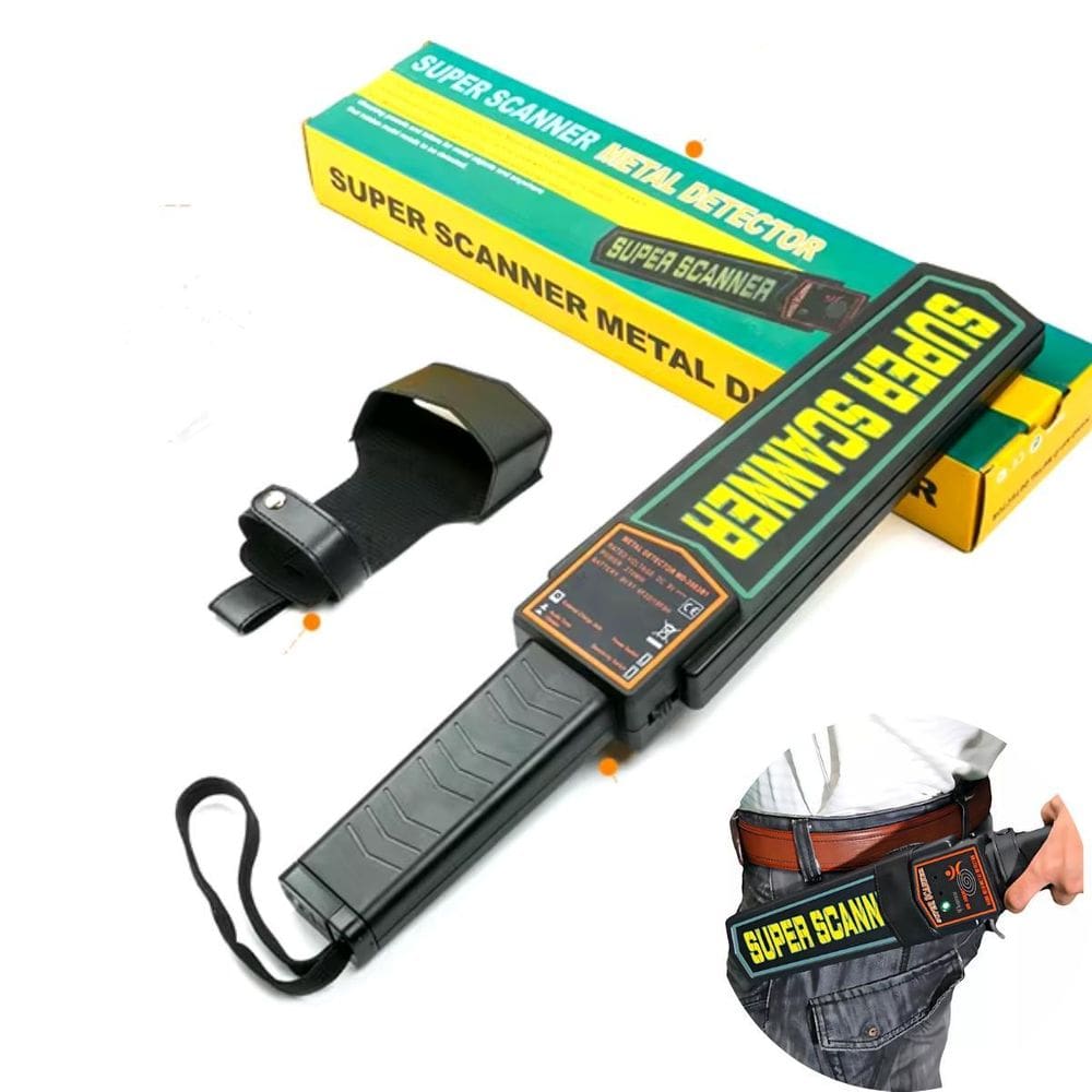 Detector De Metal Ergonômico Com Alerta Sonoro