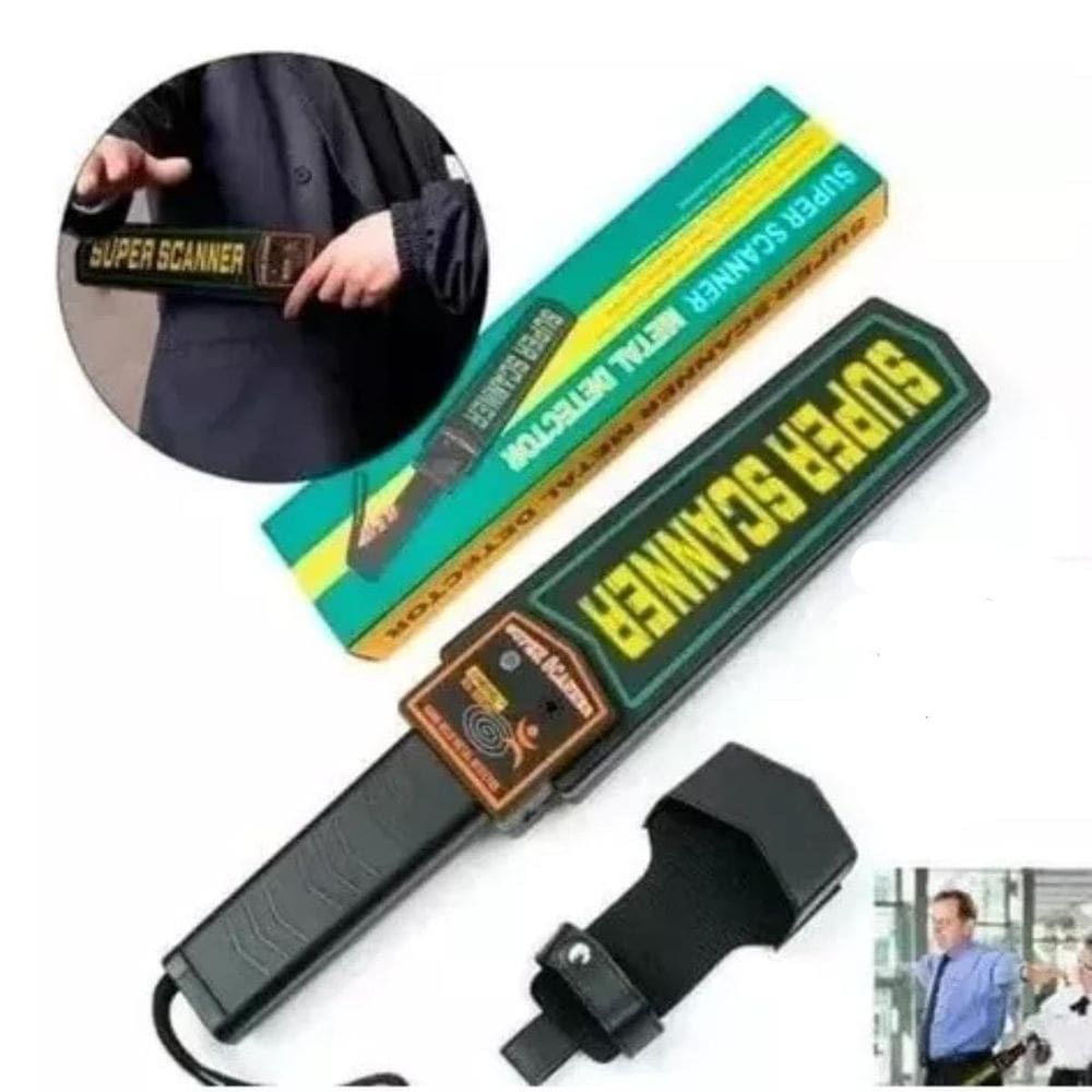 Detector De Metal Compacto Com Bateria