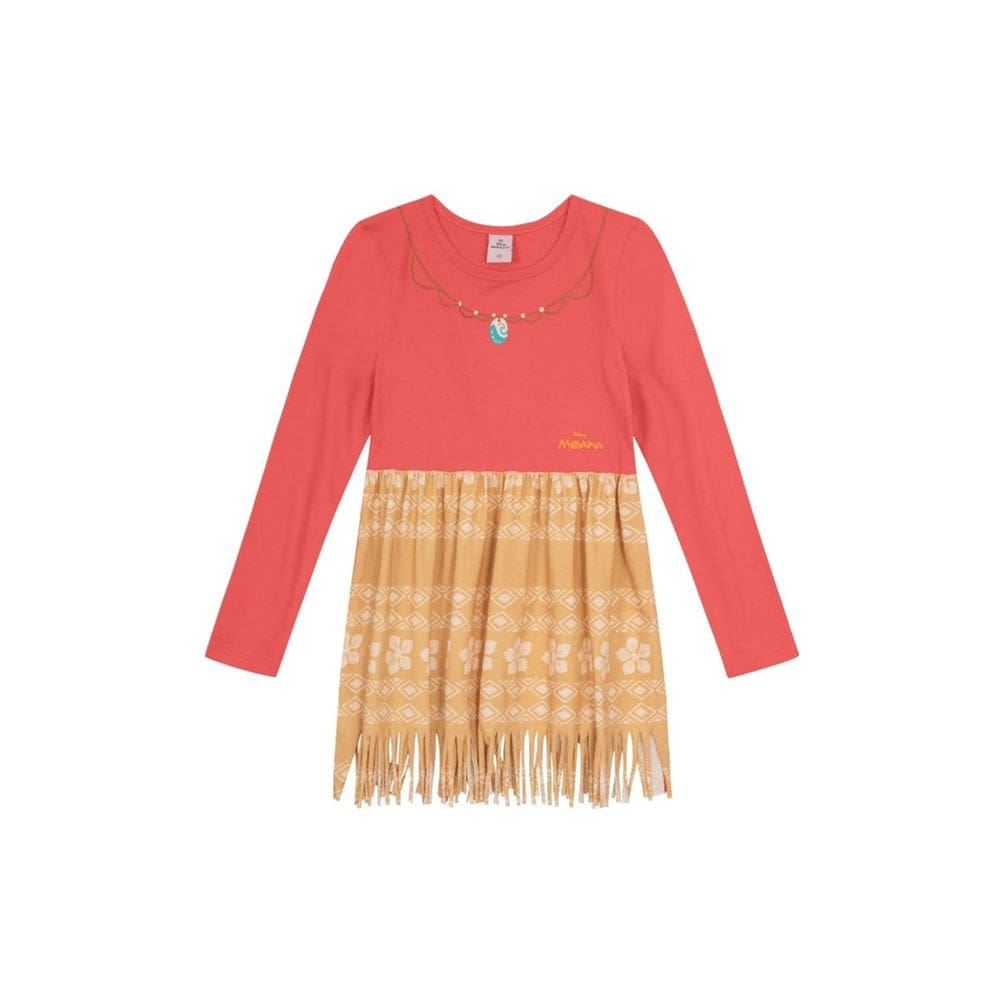 Vestido Infantil Menina Moana Brandili