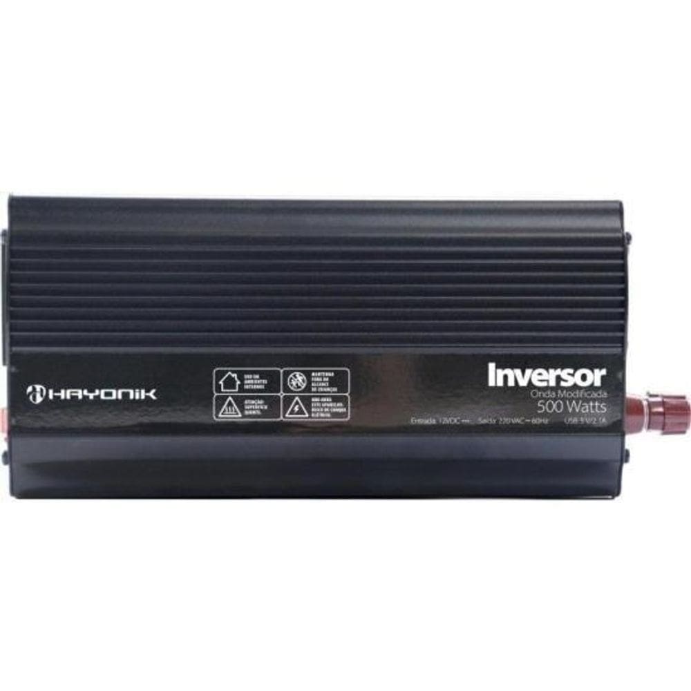 Inversor de Onda Modificada Hayonik MSW1205 500W 12V/220V USB [F003]