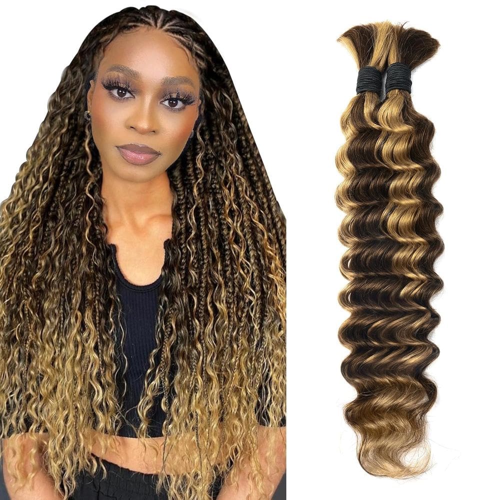 Trança humana de cabelo Slide-Ex Boho Braids 4/27 Ombre 26cm 200g