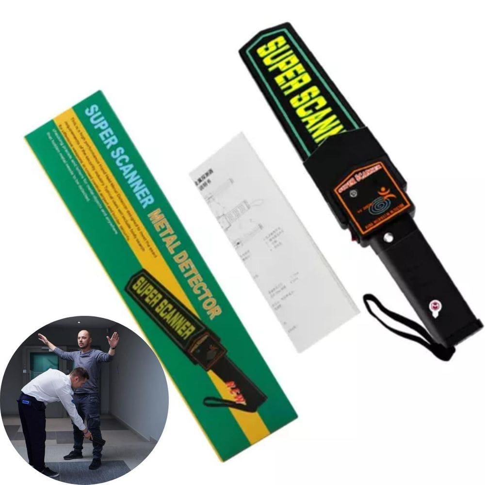 Detector De Metal Robusto Com Bateria