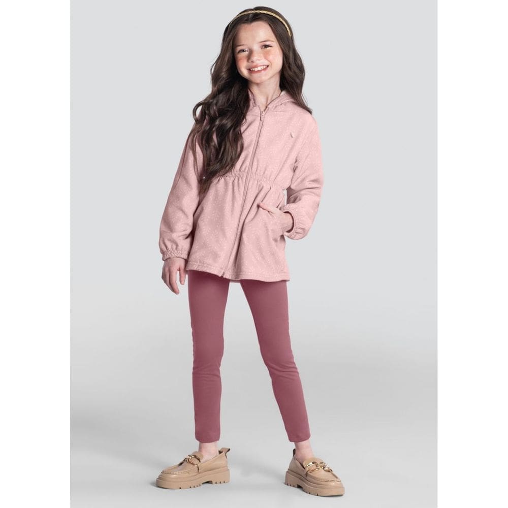 Jaqueta Infantil Menina Floral Mundi