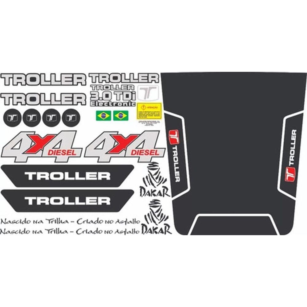 Kit Adesivos Para Troller  Completo
